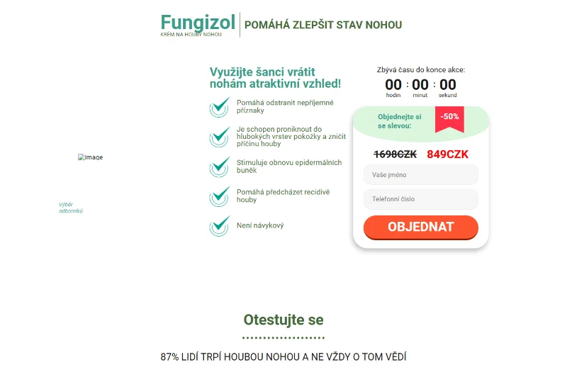 Fungizol produkt proti plísním