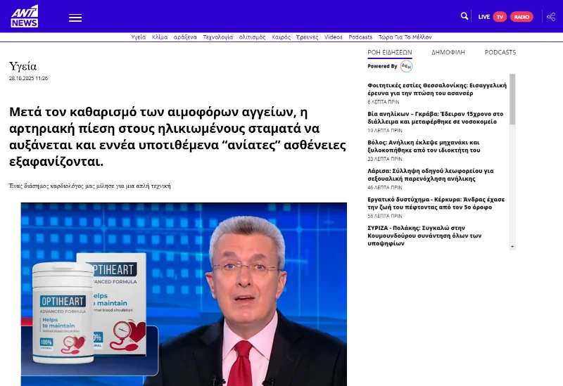 Optiheart προϊόν