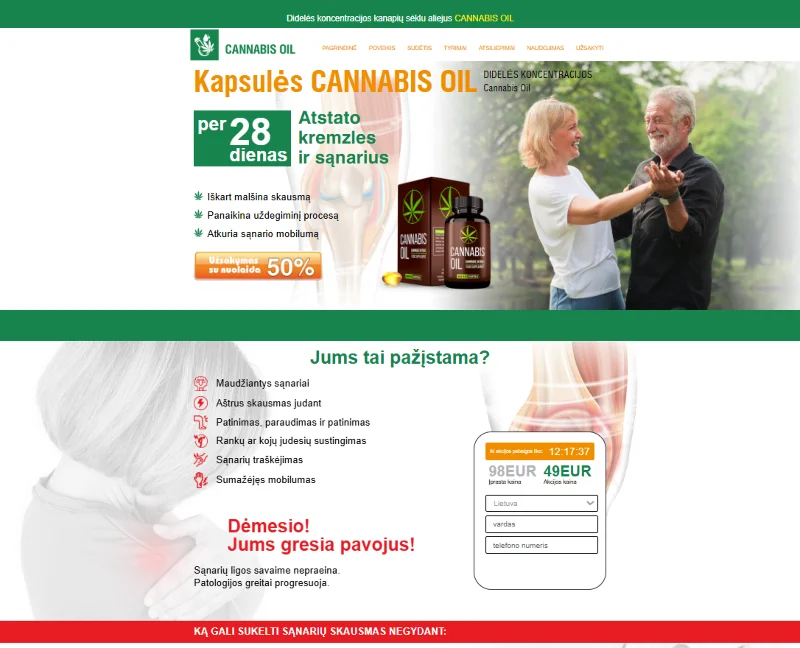 Cannabis Oil produktas